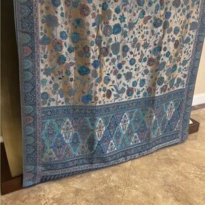 Pure Pashmina Kani Shawl,Floral Design, Bronze Moonlight